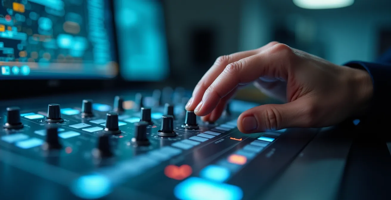 Interface de configuration d'une caméra intelligente montrant les zones de détection